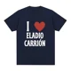 thumbnail image 1 of Camisetas "I Love Eladio Carrion" para hombre, moda hip hop, manga corta, camisetas casuales de algodón de gran tamaño, tops Harajuku, ropa urbana., 1 of 7