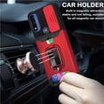 thumbnail image 6 of CoverON For Motorola Moto G Power 2022 Case, KickStand Ring Credit Card slot Camer Cover Phone Magnetic holder, Red, 6 of 8
