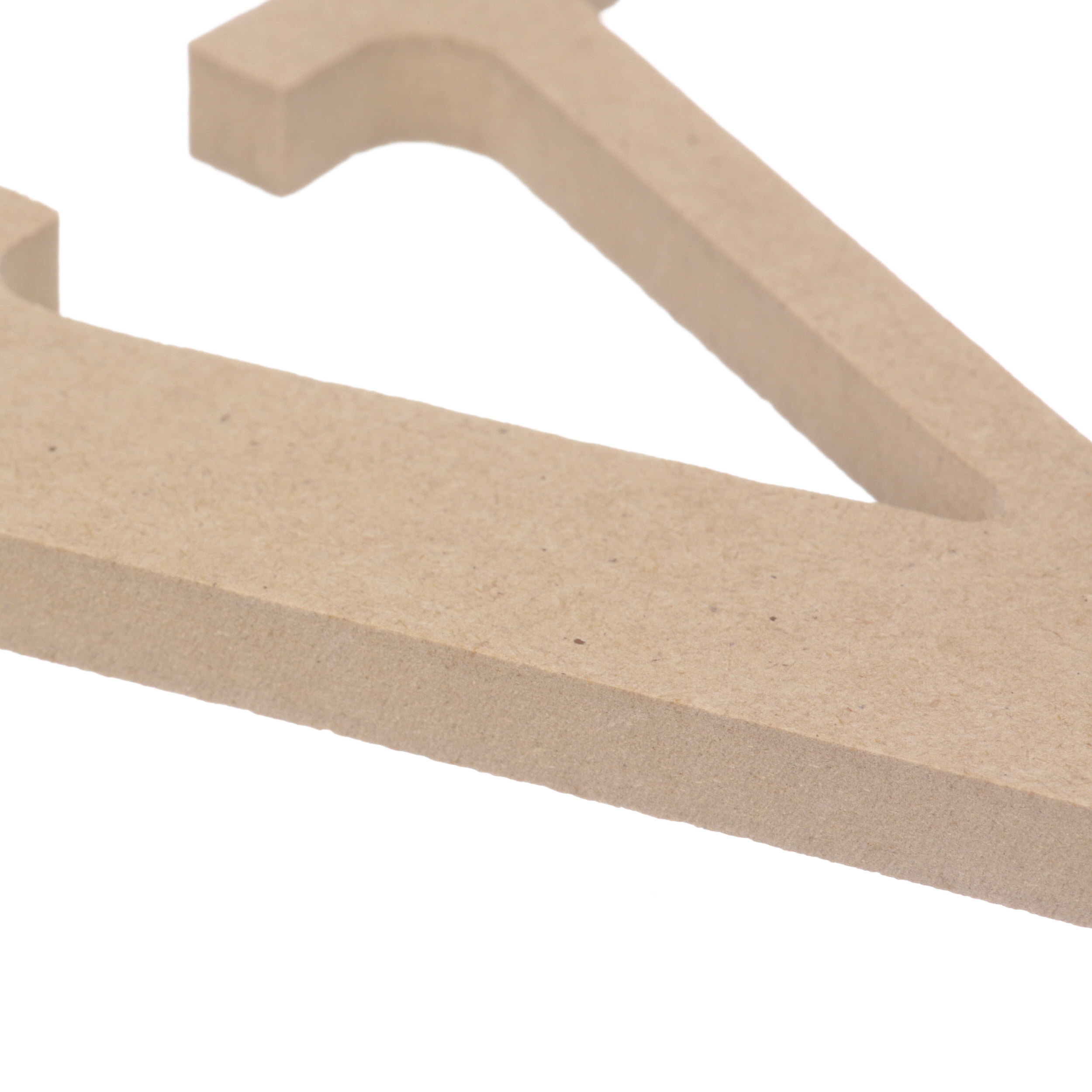 Unfinished Wood 5" Classic Font Letter V