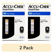 (2 pack) Accu-Chek SmartView Test Strips, 50 count (Pack of 4)