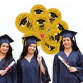 thumbnail image 5 of 12 Inch Black Gold Graduation Latex Balloons Thickened Round Easy to Inflate with Air Helium for Graduation Party Wedding Festive Event Atmosphere Decoration, 5 of 5