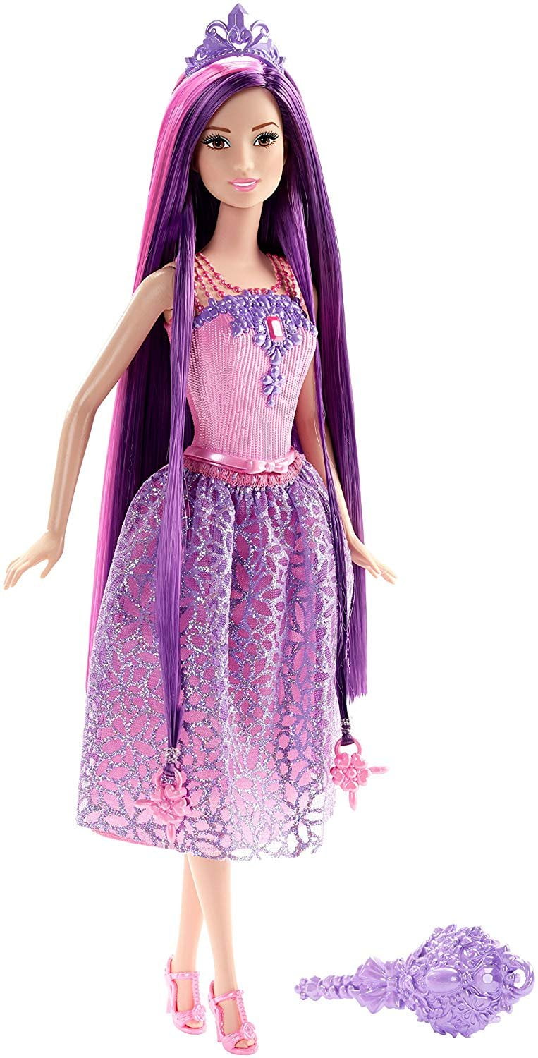 Barbie Endless Hair Kingdom Princess Doll, Purple - Walmart.com
