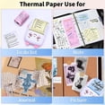 thumbnail image 4 of Mini Printer Paper for Inkless Portable Bluetooth Printer Thermal Pocket Printer, 57mm x 30mm, 6 Rolls, 4 of 8