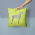 thumbnail image 2 of Carolines Treasures BB7734PW1414 Orlov Trotter Horse Green Fabric Decorative Pillow, 14 x 14 in., 2 of 4