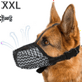 thumbnail image 2 of Dog Muzzle,Air Mesh Breathable Muzzle for Medium Large Sized Dogs to Anti&Prevent Biting Barking Chewing,Soft Muzzle XXL, 2 of 8