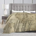 thumbnail image 2 of MiddleEarth Map Flannel Blanket Bedding Fleece Blanket Soft Thow Blankets Air Conditioning Blanket For Sofa Couch Living Room, 2 of 5