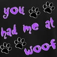 thumbnail image 3 of CafePress - You Had Me At Woof Women's Dark Pajamas - Women's Short Sleeve Print T-Shirt and Pants Dark Cotton Pajama Set, 3 of 7
