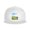 White, variant on Flat Bill Visor Classic Snapback Hat Wind Turbines Generating Electricity Adjustable Baseball Cap for Men Women Black