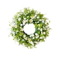 thumbnail image 2 of Artificial Flower Wreath Garland for Spring & Summer Door Window Decor, Multicolor Plastic, 45 x 45 x 10 cm, 1 Pack, 23 cm Inner Diameter, 2 of 6