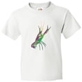 thumbnail image 3 of Inktastic Mardi Gras Crayfish Artsy Youth T-Shirt, 3 of 5