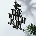 thumbnail image 4 of The Witch Is In Halloween Party Home Decor Non-Woven Hanging Wall Door Sign The Witch Is In, 4 of 9