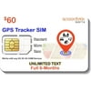 $60 GSM SIM Card for GPS Trackers - Pet Kid Senior Vehicle Tracking Devices - 6 Months Service
