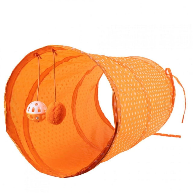 Cat Tunnel Leopard, Collapsible Design Cat Toy, Easy To Clean Pets Animals Dogs For Cats