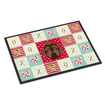 Carolines Treasures CK5233MAT Russian Lapdog Love Door Mat Indoor Rug or Outdoor Welcome Mat 18x27 Doormat 27"L x 18"W