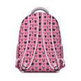 thumbnail image 3 of Pink Pug Puppies Backpack for School,Cute School Bag,Schoolbag with Adjustable Shoulder Straps & Padded Back,15.3"x11"x7.1".﻿, 3 of 6