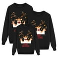 thumbnail image 2 of RXMEKW Chandail de Noël pour Femmes à Manches Longues, Col Rond, Imprimé, Décontracté, Chaud, Haut, Style Maman, Vêtement des Fêtes, 2 of 3
