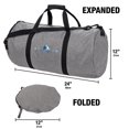 thumbnail image 3 of Aquaman Movie Logo Lightweight Duffel Bag for Sports and Gym Packable for Travel, 3 of 5