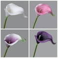 thumbnail image 4 of BNNG Artificial Calla Lily Flowers,13~14''Long Stem Calla Lilies Artificial Flower,Single Heads PU Flower Small Flower Bouquet Accessorie,Fake Flowers for DIY Wedding Party Home Decor,1pcs, 4 of 9