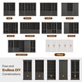 thumbnail image 3 of 71" Tall Pantry Cabinet with 6 Adjustable Shelves,Black Storage Cabinet with Glass Doors,Sturdy Freestanding Cupboard for Kitchen Organization,Living Room, 3 of 10