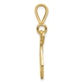 thumbnail image 2 of 14k Initial T Charm in 14k Yellow Gold, 2 of 3