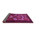 thumbnail image 2 of Ahgly Company Indoor Square Persian Pink Traditional Area Rugs, 4' Square, 2 of 4