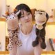 thumbnail image 2 of 35cm Cartoon Animal Hand Puppet Parent-child Game Doll Lion Elephant Pig Appease Toys Birthday Gifts For Children, 2 of 5