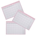 thumbnail image 1 of 3Pcs Durable Mensuel Feuilles Mémo Pad Calendrier Plan Bloc-Notes Bloc-Notes Signet pour Fournitures de Bureau Scolaire (Rose), 1 of 9