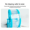 thumbnail image 3 of Low Noise Transparent Hamster Exercise Wheel Quiet Small Pet Running Activity Toy for Cage Enclosure Indoor Play, 3 of 5