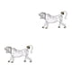 thumbnail image 1 of Wosthever Whisky Glass Tiger Shape Novelty Tequila for Kitchen Restaurant Claro 500 ml 2piezas, 1 of 4