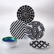 thumbnail image 3 of Platos Surtidos French Bull - Juego De 4 Piezas - Juego De Platos De Melamina De 11 Pulgadas - Vajilla De Melamina Para Interiores Y Exteriores - Surtido En Blanco Y Negro, 3 of 4