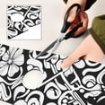 thumbnail image 7 of Black and White Pattern Design Kitchen Sink Splash Guard, Silicone Sink Faucet Mat Dry Out the Kitchen Bathroom, 7 of 7