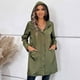 thumbnail image 5 of Puntoco Moda Mujer Manga Larga Sólido Delgado Skinsuits Con Capucha Cremallera Casual Sport Coat Puntoco Puntoco-1845, 5 of 6