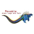 thumbnail image 4 of Figuras de acción TWCare Godzilla Terrestris y Amphibia 33 cm, 4 of 5