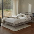 thumbnail image 2 of LIFEMENT Twin Signature Wood Platform Bed Frame with Gray Headboard, Noise-Free, Under Bed Storage, No Box Spring Needed, Easy Assembly, 2 of 10