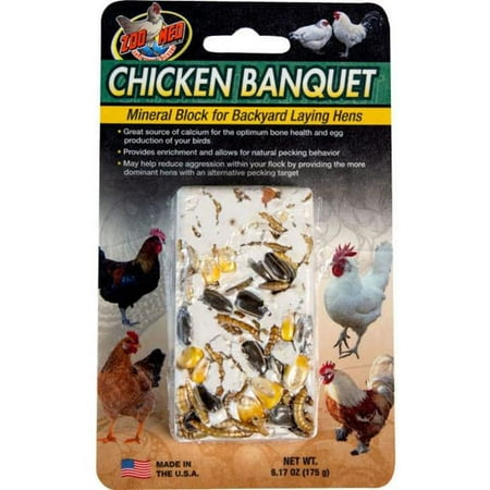 UPC: 0097612118605 | Zoo Med Laboratories BB-CKL Chicken Banquet Block – Large