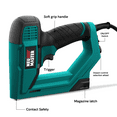 thumbnail image 4 of NEU MASTER Brad Nailer, Electric Nail Gun/Staple Gun for DIY Project of Upholstery, Carpentry and Woodworking, Including Staples and Nails, 4 of 7