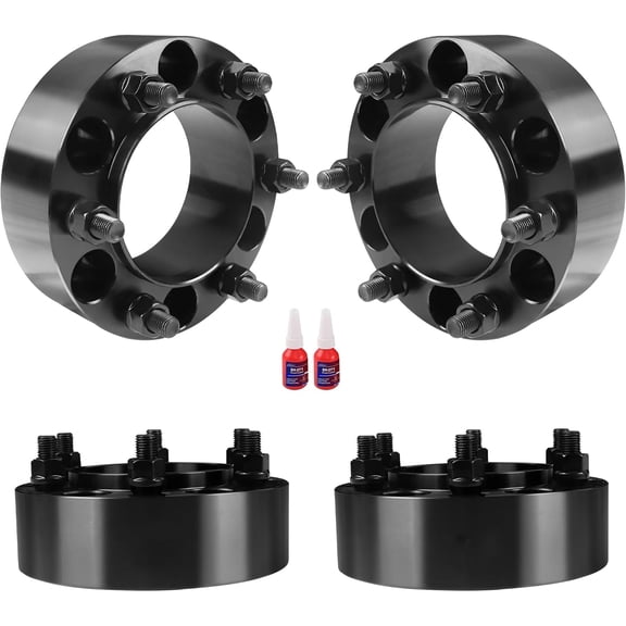 4PCS 6x5.5 Hubcentric Wheel Spacers 2 inch for 1995-2023 Tacoma 1989-2024 4Runner, 6x139.7mm Wheel Spacer with 12x1.5 Studs 106mm Bore for Tundra FJ Cruiser Fortuner Sequoia GX460 GX470