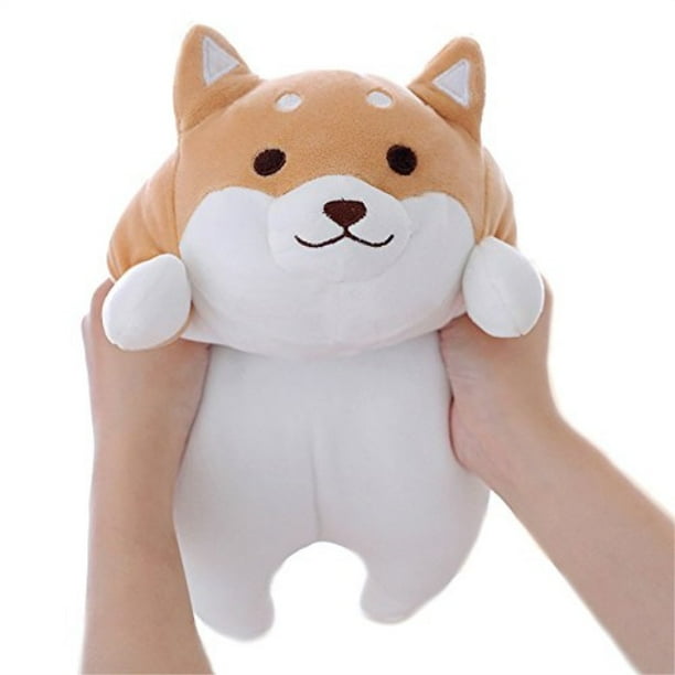 levenkeness shiba inu dog plush pillow, cute akita stuffed