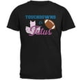 thumbnail image 1 of Gender Reveal Touchdowns or Tutus Ballerina Football Mens T Shirt, 1 of 1