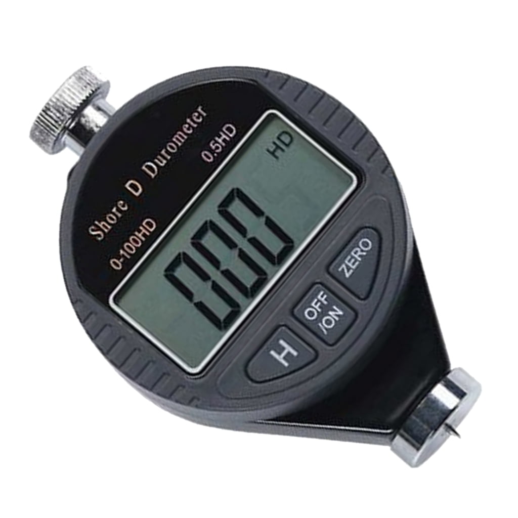 Digital Shore A Durometer Rubber Hardness Meter LCD Display Measure Tool 