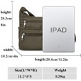 thumbnail image 3 of VOLGANIK ROCK RFID Monederos para Mujer Tela Nylon Multi Bolsillo Bandolera Bolso de Viaje para Mujer, 3 of 5