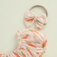 thumbnail image 3 of Mameluco de Pascua Outfit Lamuusaa para bebé recién nacida con diadema, 3 of 7