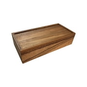 Ironwood Extra Large Wooden Tea Box, 10 Compartments