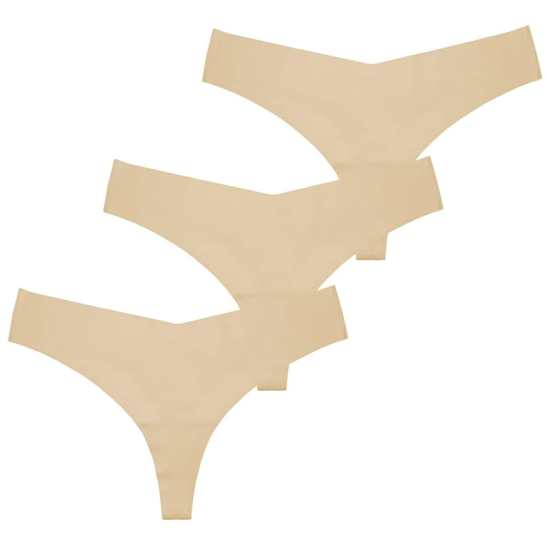 SONTOP BASIC Women's Underwear Seamless Thong T Back Panty Cotton
