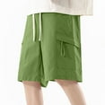 thumbnail image 2 of Plebaso Big and Tall Men's Shorts Lightweight Workout Shorts Hiking Cargo Shorts with Zipper Pockets, 2 of 5