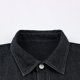 thumbnail image 3 of pstuiky camiseta de hombre, Camisa informal de manga corta con cuello en V y botones lisos para hombre camisas casuales para hombre xxl, 3 of 4