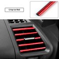 thumbnail image 5 of Mightlink 10 Pcs/Set Air Vent Strips Scratch-resistant U Shape Blendable Flexible Anti-deformed Car Interior Decor Unfading Multi Colors Air Vent Trims Auto Accessories, 5 of 7
