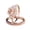 Rose gold, variant on YYKihy Creative Zircon Ring Fashion Jewelry Rose Gold Set Ring European Micro Set Engagement Ring Fashion Ring Gifts For Women And Men
