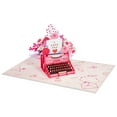 thumbnail image 3 of Love Typewriter Pop Up Card - 5" x 7", 3 of 4