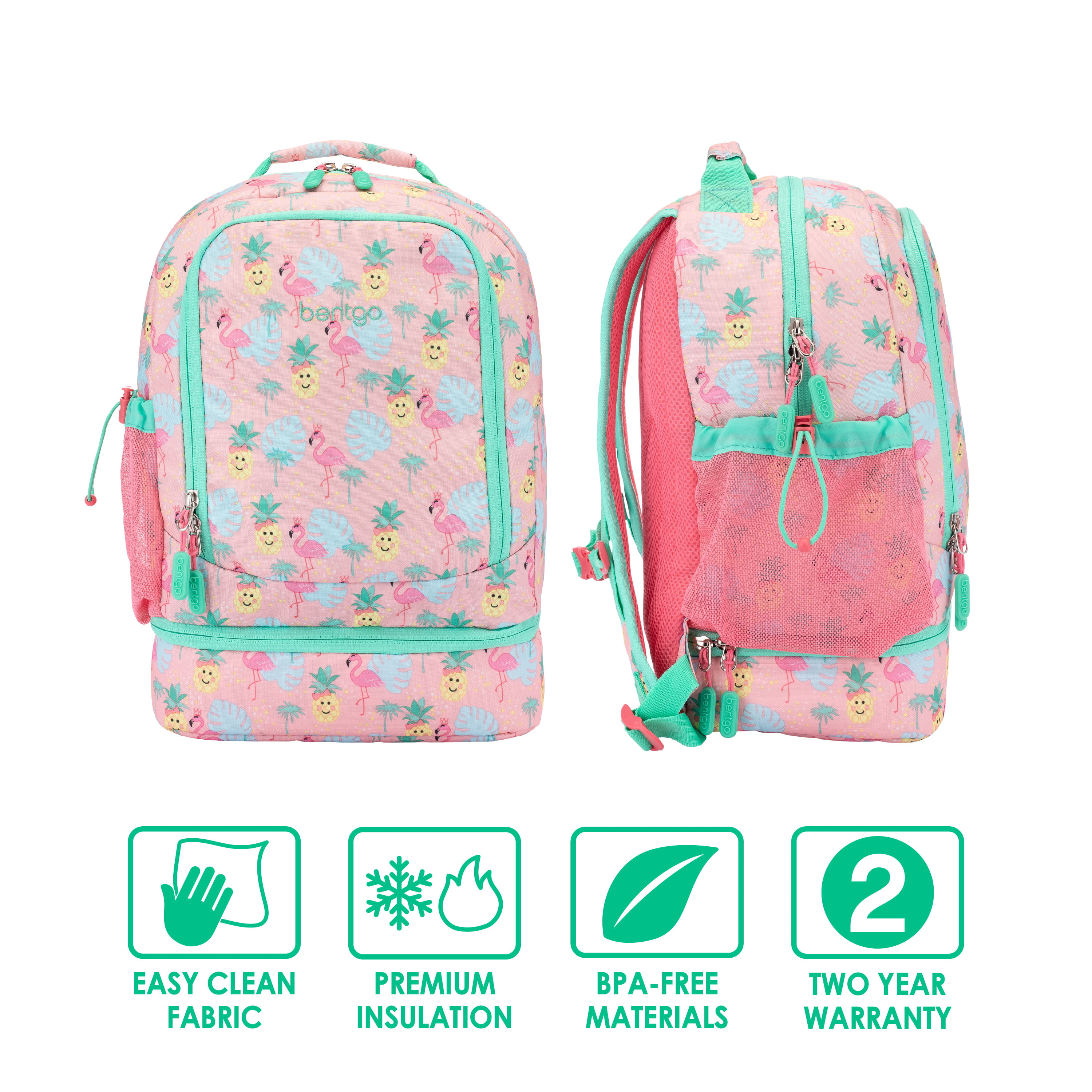  Bentgo® Kids Backpack - Lightweight 14”, Unique Prints for  School, Travel, & Daycare - Roomy Interior, Durable & Water-Resistant  Fabric, & Loop for Lunch Bag (Puppy Love)